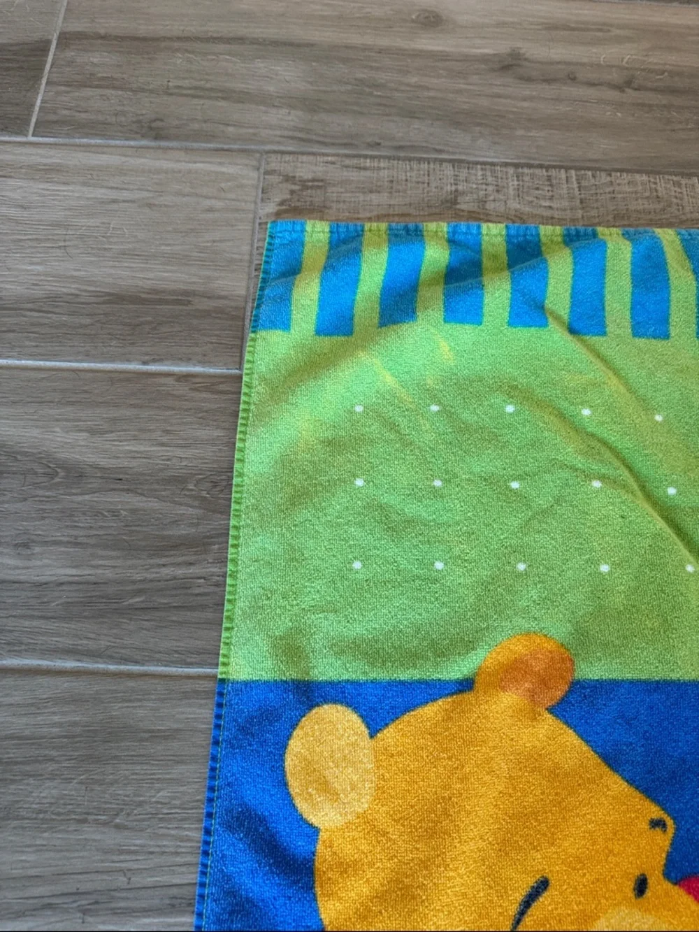 Vintage Disney Home Pooh and Piglet Cotton BeachTowel